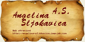 Angelina Šljokavica vizit kartica